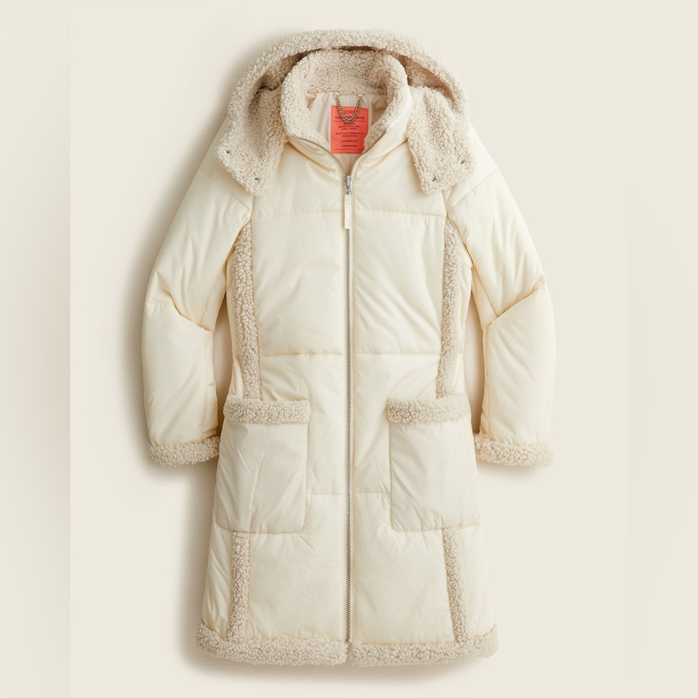 J.Crew Snowday puffer jacket with PrimaLoft®